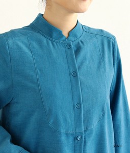 Button Shirt/Blouse Fine Wale Corduro Made in Japan