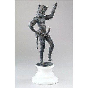 古代ギリシャ神 歴史的な牧神パン（パーン）像彫像 健康の象徴 彫刻/ 記念品 カフェ（輸入品