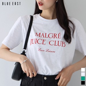 【MALGRE JUICE CLUBプリントTシャツ】　ロゴ カットソー　トップス