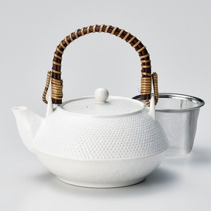 Japanese Teapot Porcelain White Made in Japan