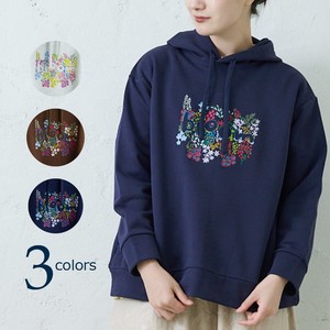 Hoodie Brushed Hooded Spring Embroidered