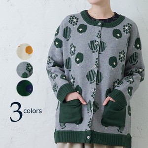 Cardigan Jacquard Knitted Animal Sheep Cardigan Sweater Spring