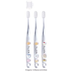 Toothbrush Chikawa Clear 3-pcs set