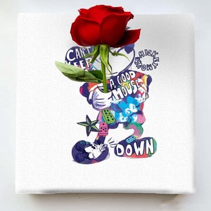 ミッキーマウスのIKEBANA 20×20×2.7cm 一輪挿し 花瓶 ディズニー  IKE-DSNY-2212-014