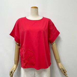 T-shirt Pullover Flower Spring/Summer Embroidered Ladies'