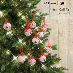 【予約販売】【2024年クリスマス】クリスマスデコプリントボール Φ50?サイズ