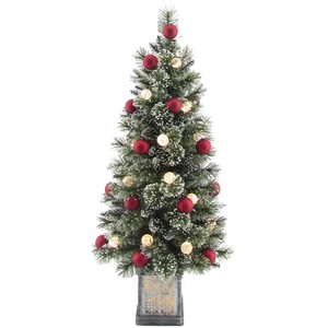 【予約販売：再入荷】【2024年クリスマス】スノーウィーパイン ライトツリー 120cmサイズ
