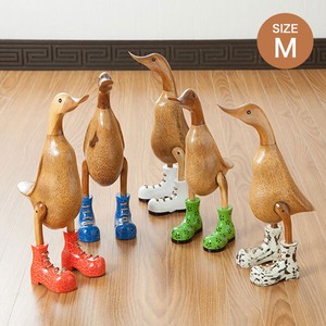 Animal Ornament Animals Wooden Size M 5-colors