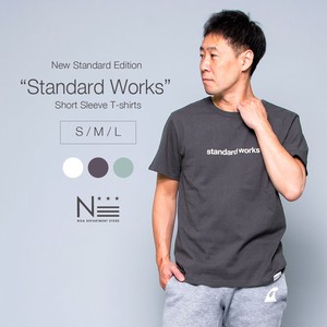 【親子お揃い】standard works ロゴTシャツ ユニセックス S M L 3色