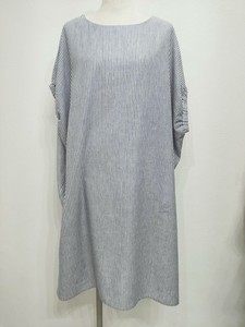 Casual Dress Dolman Sleeve Stripe One-piece Dress