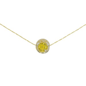 Gold Chain Necklace Flowers