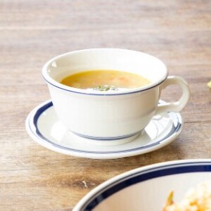 片手スープカップ / ソーサー COUNTRY SIDE カントリーサイド ブルー