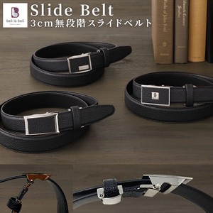 Belt Cattle Leather Leather Men's 3cm