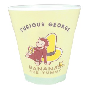 【ティーズ】おさるのジョージマットメラミンカップ　バナナおいしい