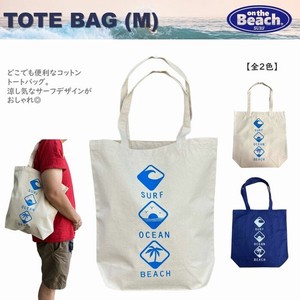 オンザビーチ on the Beach 【 トートバッグ(M) / 3 LOGO 】 OTB-EBM6
