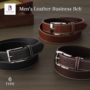 Belt Cattle Leather Leather Men's 3.5cm