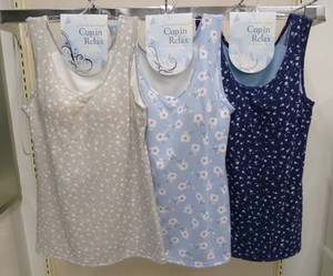 Undershirt Pudding Spring/Summer Ladies' 3-colors