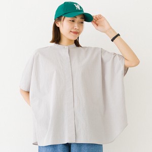 Button Shirt/Blouse Dolman Sleeve Stripe