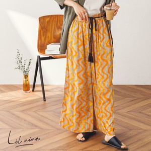 Full-Length Pant Pudding Made in India Spring/Summer Rayon Wide Pants 2023 New