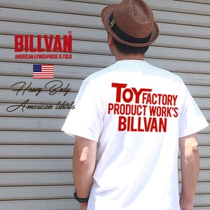 BILLVAN ビルバン TOY FACTORYアメカジスタンダード半袖Tシャツ