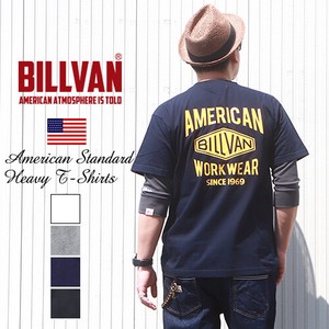 BILLVAN バック ダイヤロゴ アメリカンスタンダード バックプリントTシャツ