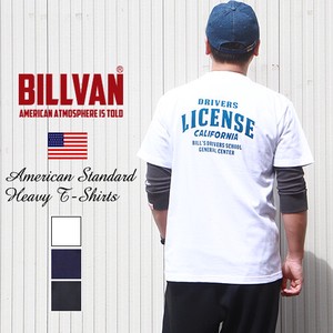 BILLVAN  DRIVERS LICENSE　バックプリント ヘビーTシャツ