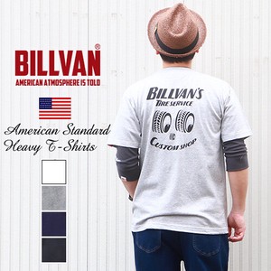 BILLVAN ビルバン TIRE SERVICE バックプリント ヘビーTシャツ 310345