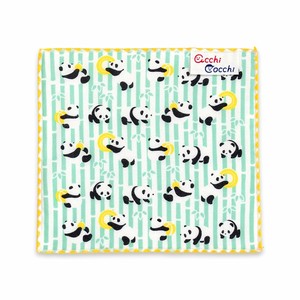 Gauze Handkerchief Panda Made in Japan