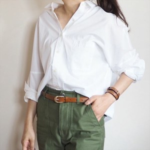 Belt Cattle Leather Ladies' M Made in Japan
