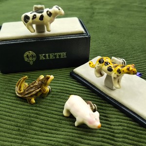 Tie Clip/Cufflink Animals Made in Japan
