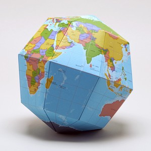 Globe/Map Made in Japan