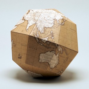 Globe/Map Antique Made in Japan