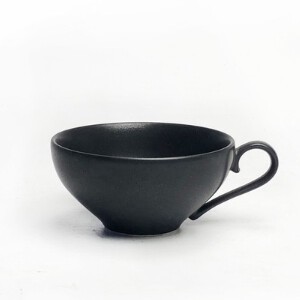 【特価】E-ton デミ紅茶碗（黒）3’DE