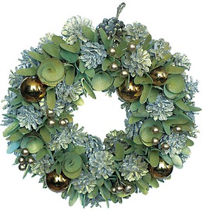 [2023クリスマス]彩か｜SAIKA Gold Green Wreath S