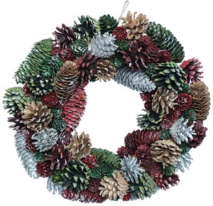 [2023クリスマス]彩か｜SAIKA  Wreath 4color pinecorn M