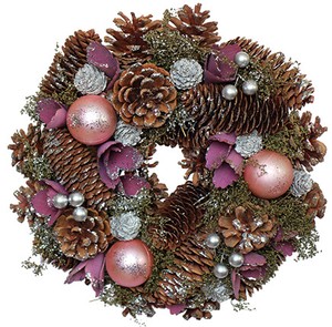 [2023クリスマス]彩か｜SAIKA  Wreath Violet-glitter S