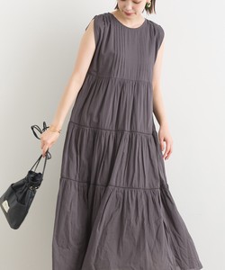 Casual Dress Cotton One-piece Dress Tiered