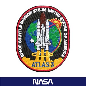 WAPPEN【NASA-STS-66】ワッペン リメイク アメリカン雑貨