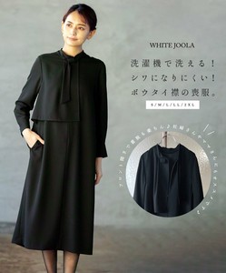 Casual Dress Design Bird black Formal Bow Tie One-piece Dress