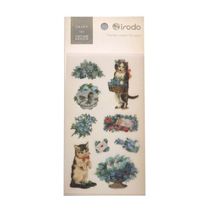 Planner Stickers Flower Bullet Journal Blue Cat 2023 New