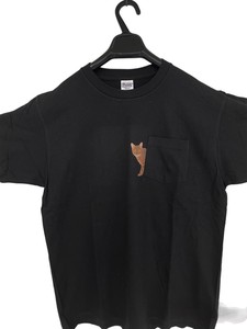 T-shirt T-Shirt Pocket black Ladies' Kids Men's