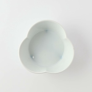 asumi(彩澄) 10.5cm花型小鉢(中) 水釉[日本製/美濃焼/和食器/リサイクル食器]