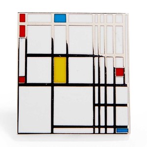 NEW【MoMA】エナメルピン Piet Mondrian