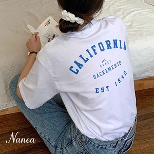 【SS】カリフォルニア・バックロゴ/ストリート/ビッグTシャツ