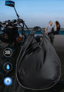 ダイヤルロック付きヘルメットバッグ ヘルメット収納 バイクカバー バイクカバー収納 ヘルメット 雨具 防水