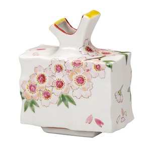 Kutani ware Flower Vase Sakura