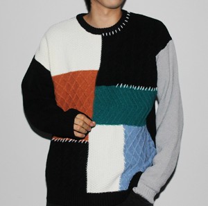 Sweater/Knitwear Patchwork