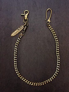 Wallet Chain Antique Feather