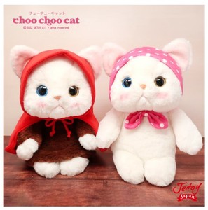 Animal/Fish Plushie/Doll Pink Little-red-riding-hood Cat Plushie Size L 2023 New