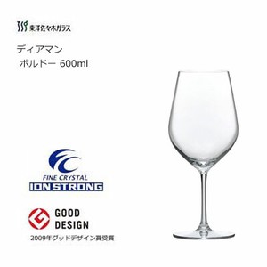 グッドデザイン賞 ワイングラス ボルドー 600ml  東洋佐々木ガラス ディアマン  RN-11283CS